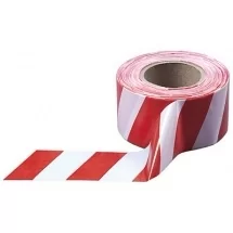 Лента оградительная (красно-белая)
